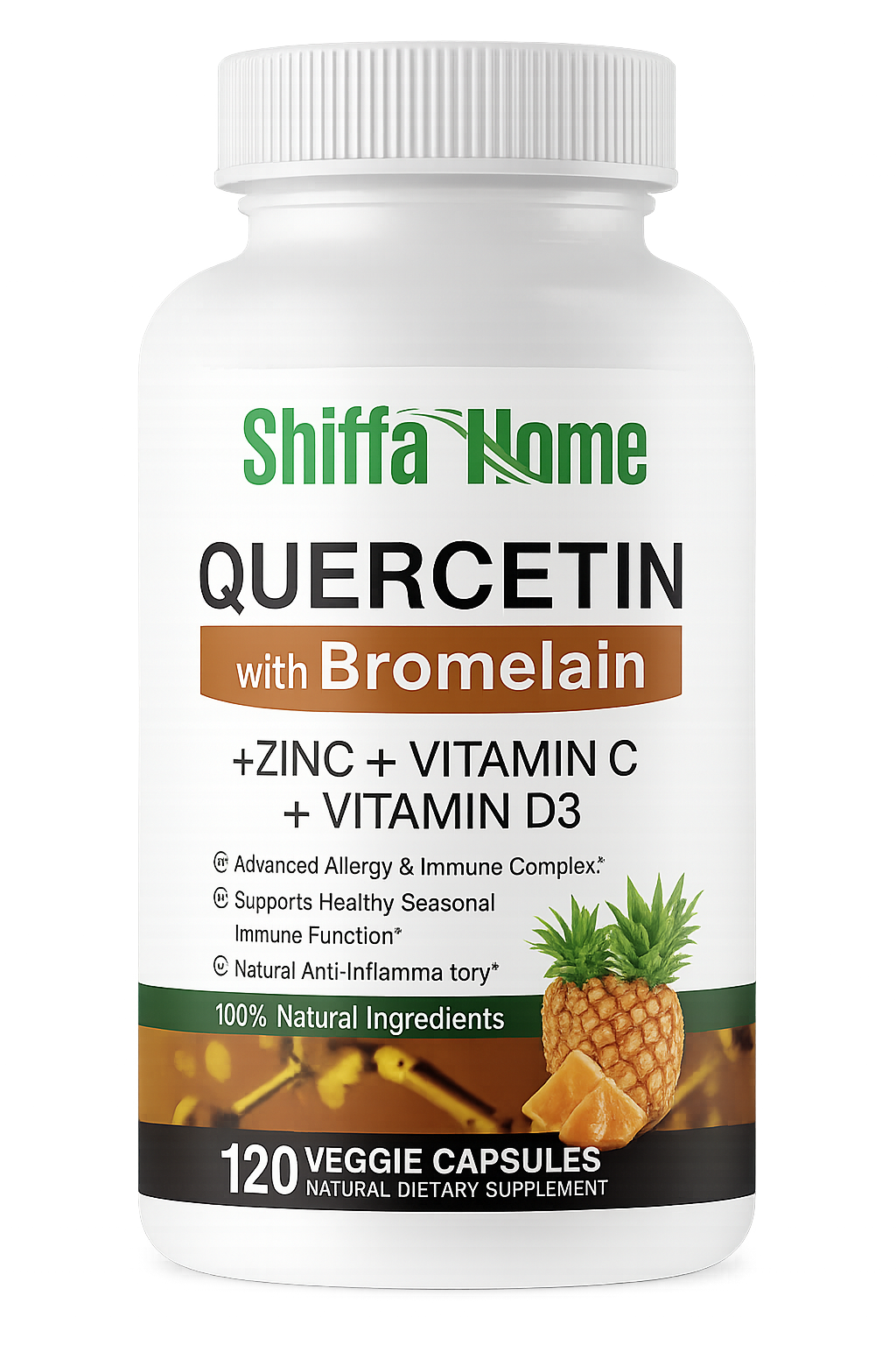 Quercetin with Bromelain