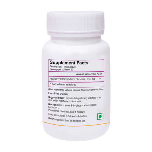 Baie d'açaï 250 mg - 60 gélules