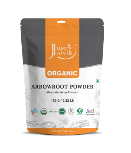 Poudre d'arrow-root biologique