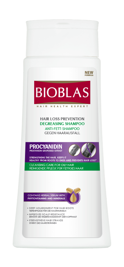 BIOBLAS Anti-Haarausfall-Shampoo mit Anti-Talg-Effekt