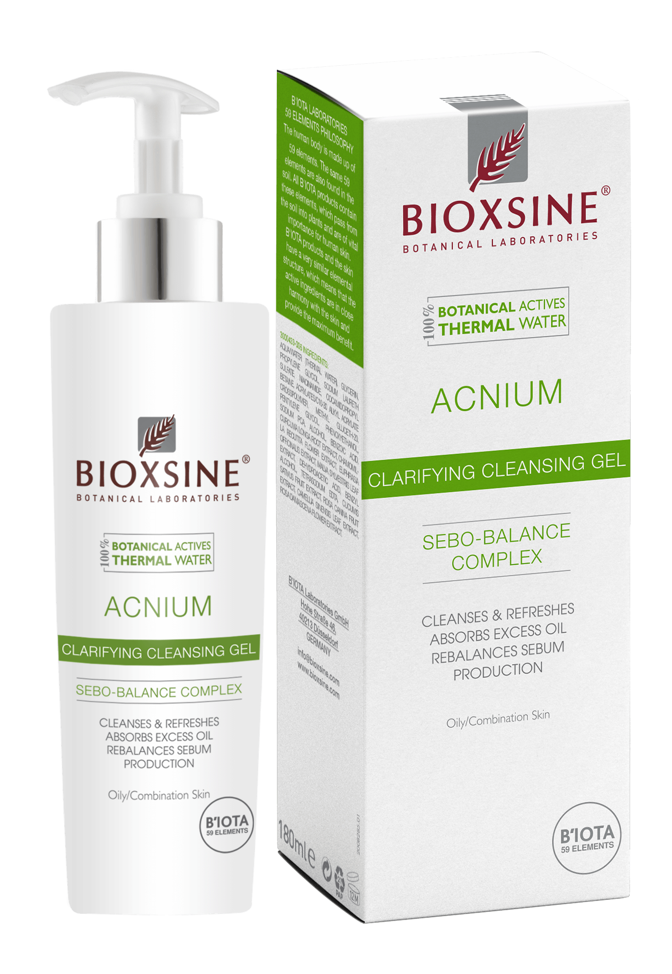 Bioxsine Acnium Klärendes Reinigungsgel