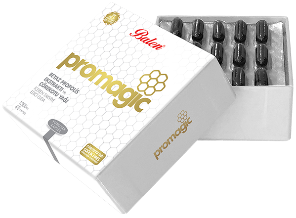 Promagic Propolis-Extrakt und Schwarzkümmelöl, Weichkapsel 1380 mg