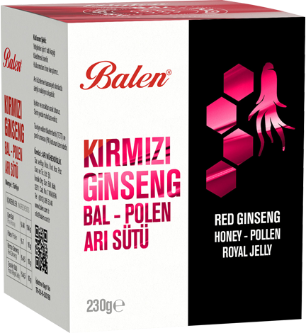 Mischung aus Honig, Pollen und rotem Ginseng, 230 g