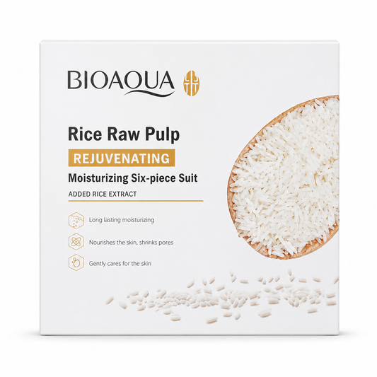 Rice Raw Pulp Rejuvenating 6-Piece Skincare Set