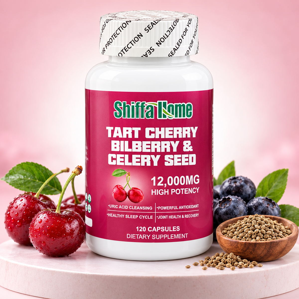 Tart Cherry, Bilberry & Celery Seeds Formula