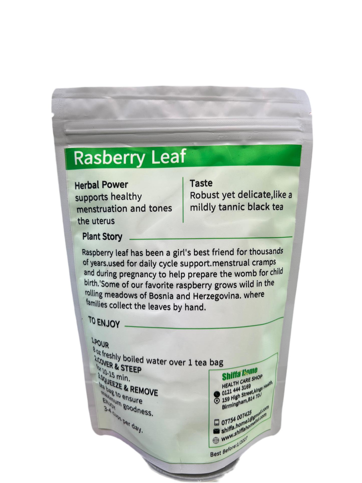 Raspberry Leaf Herbal Tea