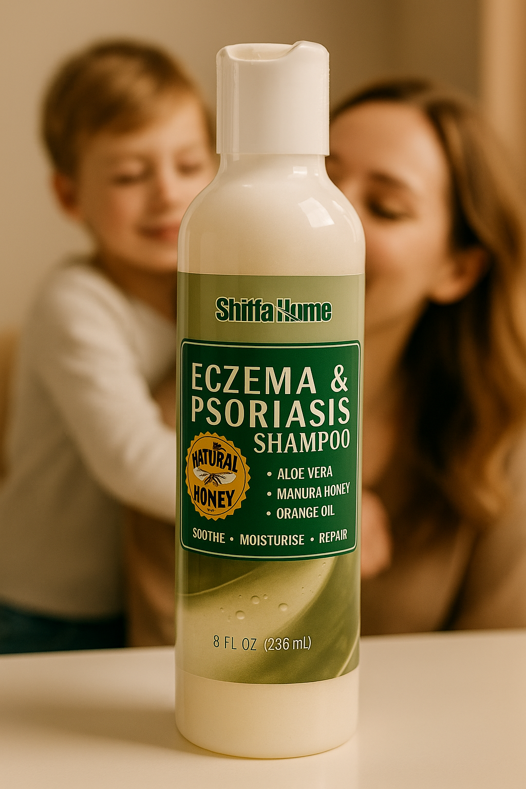 Eczema & Psoriasis Shampoo ( Natural Relief for Skin & Scalp Conditions )