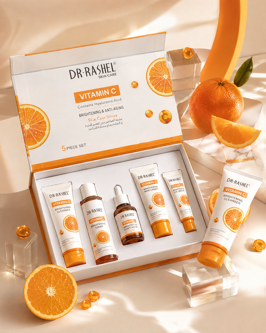 Vitamin C Brightening & Anti-Aging 5-Piece Skincare Set