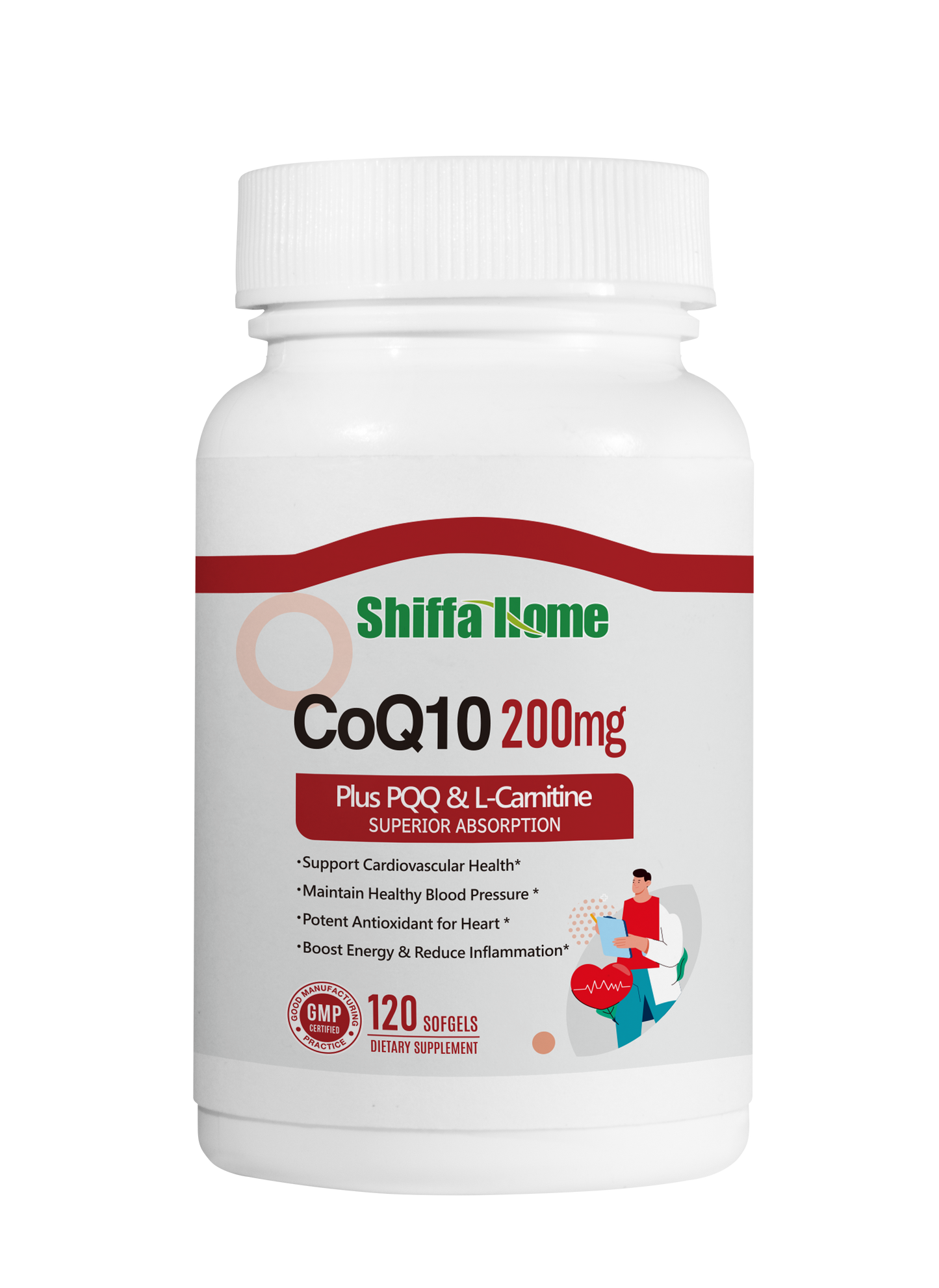 CoQ10 200mg with PQQ & L-Carnitine – Superior Absorption