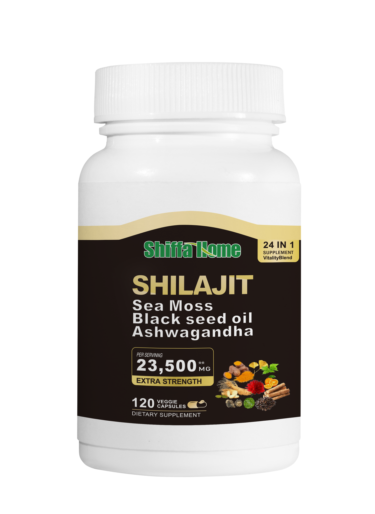 Shilajit 24-in-1 Vitality Blend – Extra Strength 23,500 mg