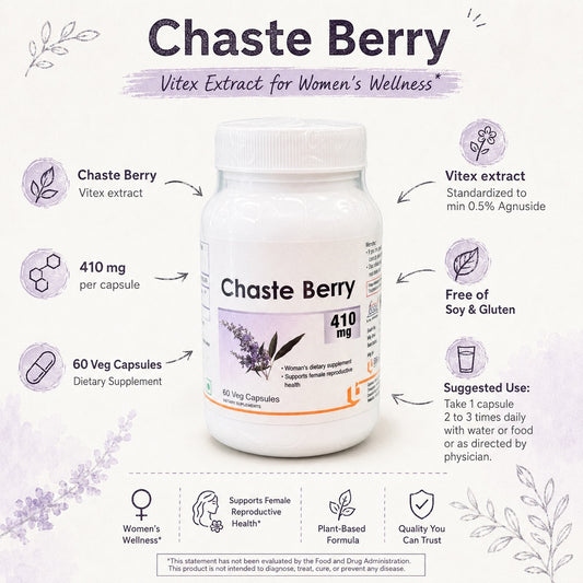 Chaste Berry Vitex extract 410 mg product details