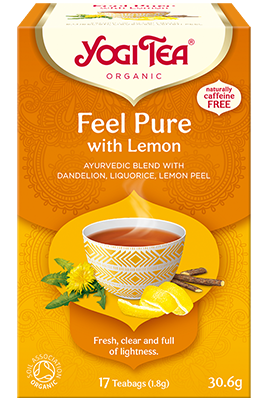 Fühlen Sie sich rein mit Zitrone – Yogi-Tee