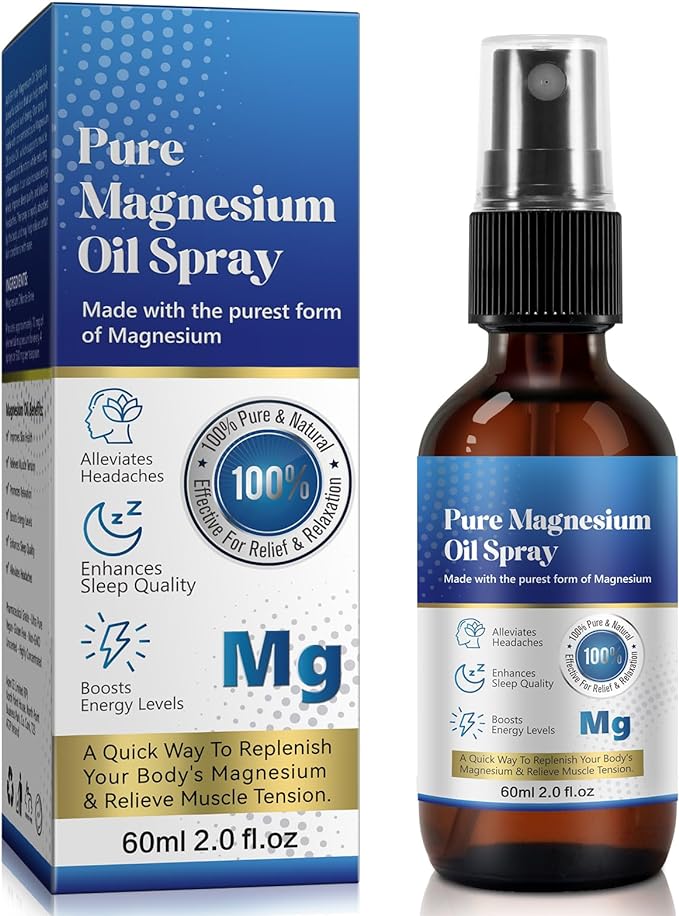 100% Organic Natural Magnesium Oil Spray(60ml)