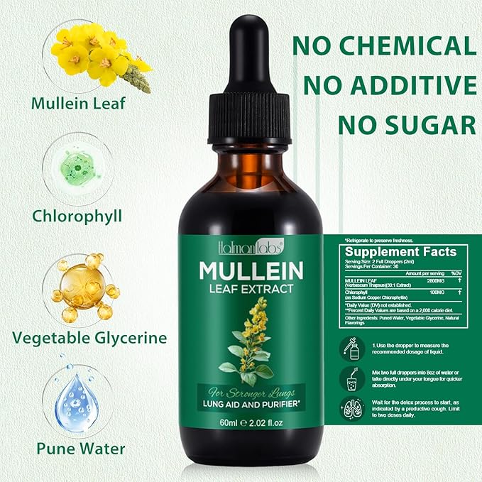 Mullein leaf extract Drops