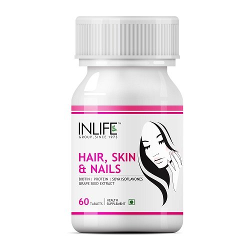 Hair Skin and Nails Supplement (60 Tablets), with Biotin