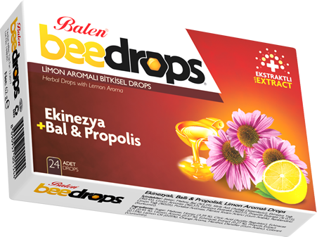 Herbal Drops with (Echinacea+Honey+Propolis Lemon)