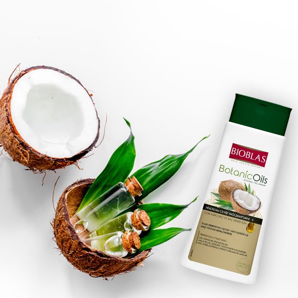 SHAMPOOING À L'HUILE DE COCO (Cheveux Secs) 