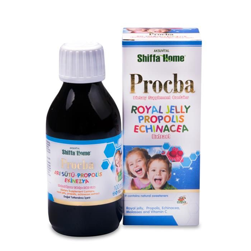 PROCBA (Vitamin C Syrup  Honey + Propolis Extract + Echinacea Extract  Natural Herbal and Honey Mix Syrup)